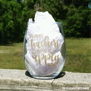 Because teachers can't survive on apples alone